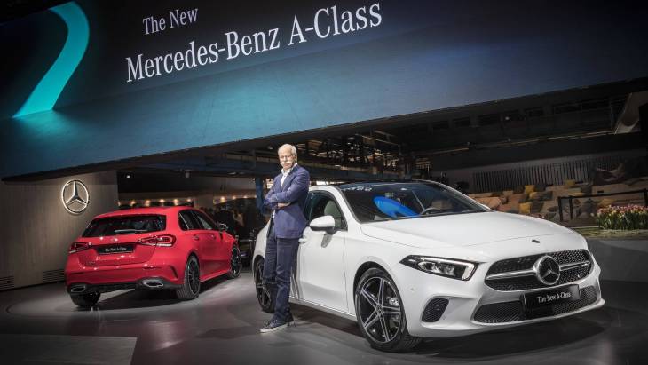 Хэтчбек Mercedes-Benz A-Class нового поколения