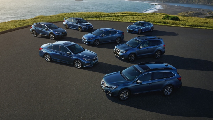 Автомобили Subaru юбилейной серии 50th Anniversary Автомобили Subaru юбилейной серии 50th Anniversary
