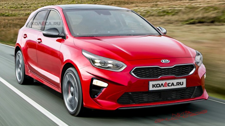 Независимый рендер KIA Ceed нового поколения