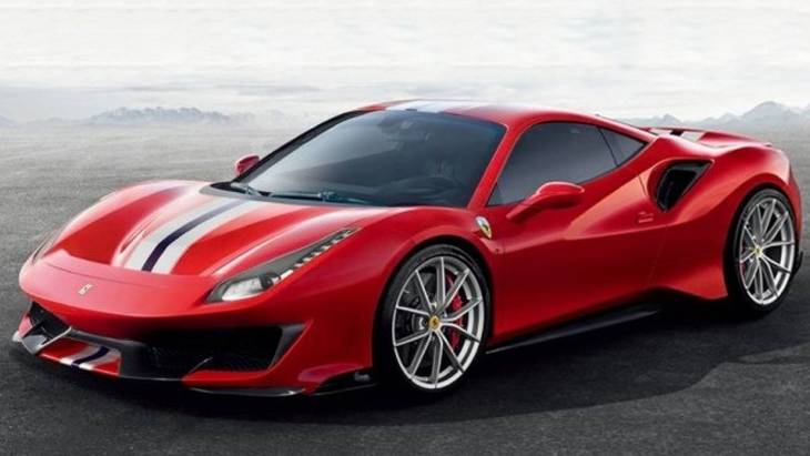 Суперкар Ferrari 488 Pista