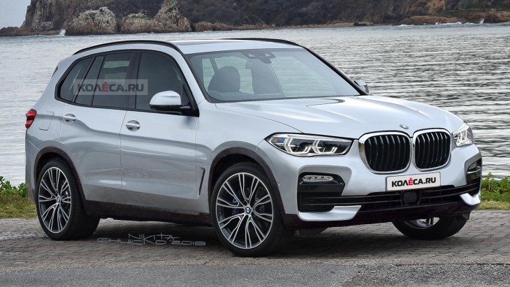Рендер внедорожника BMW X5 нового поколения G05 Рендер внедорожника BMW X5 нового поколения G05