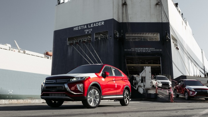 Первая партия Mitsubishi Eclipse Cross в США Первая партия Mitsubishi Eclipse Cross в США