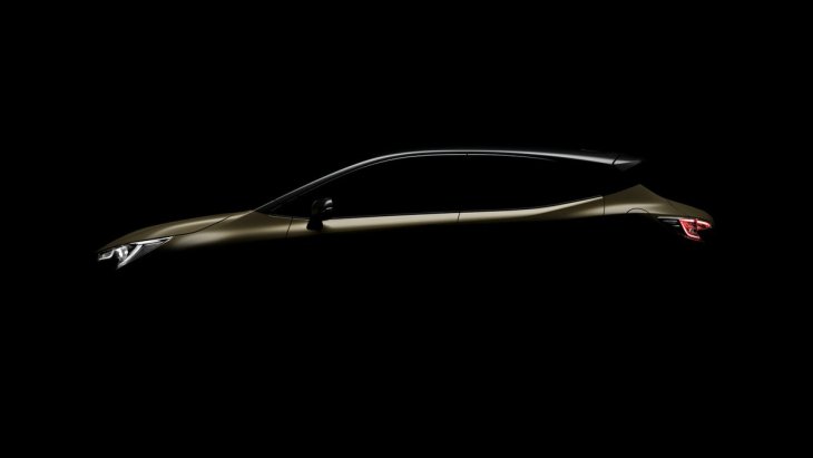 Официальный тизер хэтчбека Toyota Auris третьего поколения