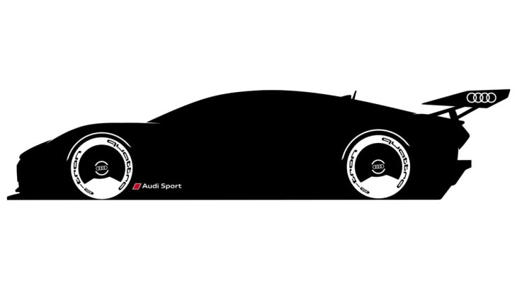 Тизер виртуального суперкара Audi E-Tron Vision Gran Turismo Concept