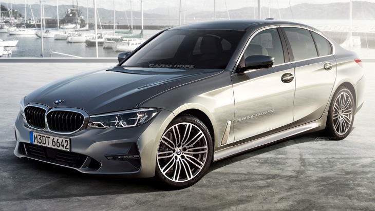 Независимый рендер седана BMW 3-Series нового поколения G20