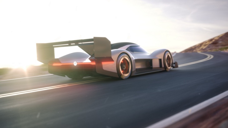 Спортивный электрический прототип Volkswagen I.D. R Pikes Peak Спортивный электрический прототип Volkswagen I.D. R Pikes Peak