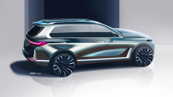 Официальный скетч внедорожника BMW Concept X7 iPerformance