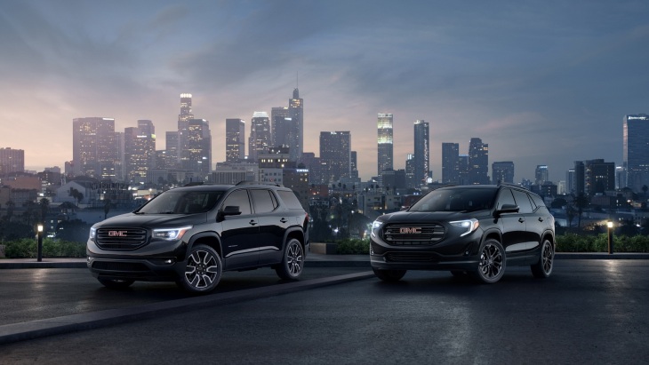 GMC Acadia Black Edition и GMC Terrain Black Edition