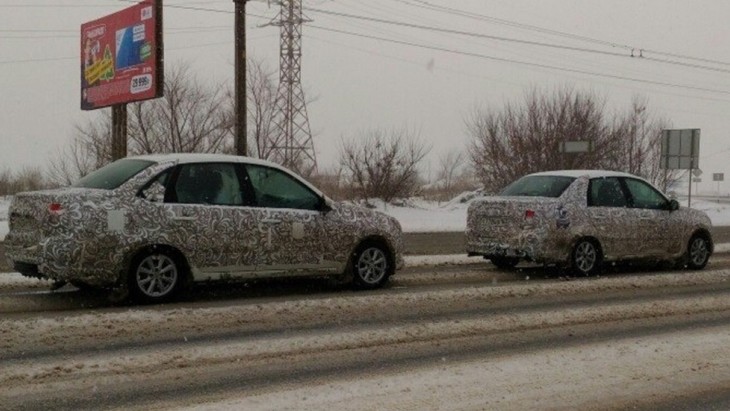 Тестовый прототип рестайлинговой модели LADA Granta Тестовый прототип рестайлинговой модели LADA Granta