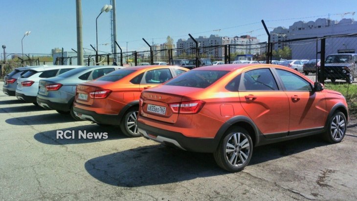 Серийный седан LADA Vesta Cross