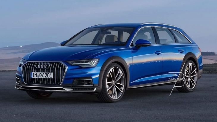 Независимый рендер универсала Audi A6 Allroad нового поколения