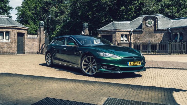 Универсал Tesla Model S Shooting Brake от Niels van Roij Design и RemetzCar