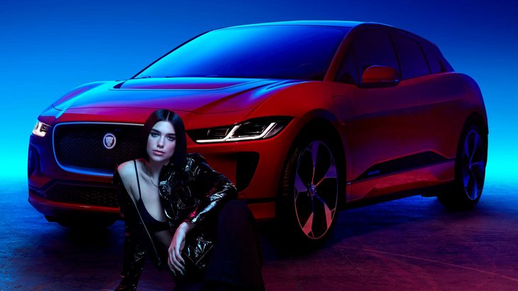 Dua Lipa в клипе о Jaguar I-Pace 