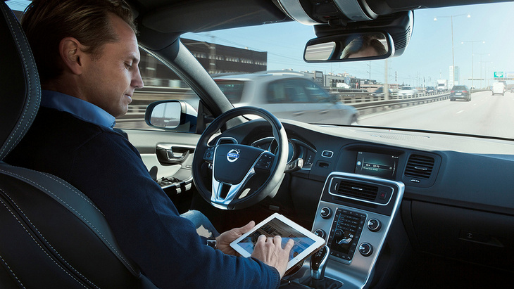 Система беспилотного вождения на модели Volvo 