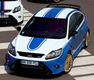 Сине-белый Focus раскрашен так же, как и Capri RS 2600, победивший в 1972 году в классе Touring<BR>