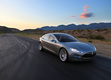 Tesla Model S в движении