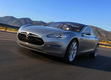 Tesla Model S в движении