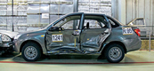 Краш-тест Lada Granta