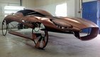 Jaguar E-Type sculpture