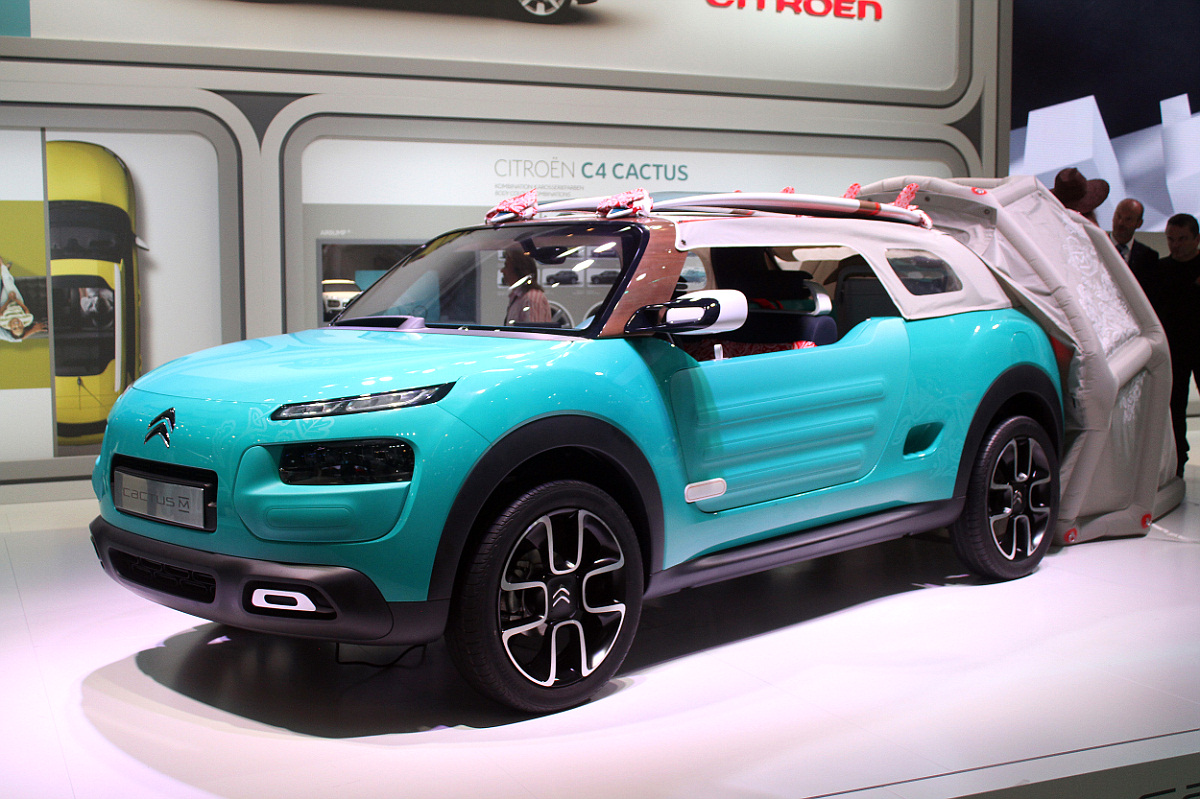 Концепт кроссовера Citroen салон