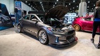 Трековая модификация <strong>Hyundai Elantra от ARK Performance</strong>. Помимо спортивной подвески, автомобиль получил улучшенные стабилизаторы и модернизированный турбомотор с новой выхлопной системой